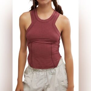 FP Movement by Free People Burgundy Tank Top